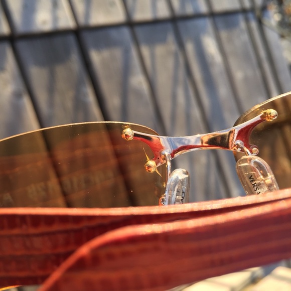 Vintage Versace Rimless Sunglasses - Picture 11 of 16